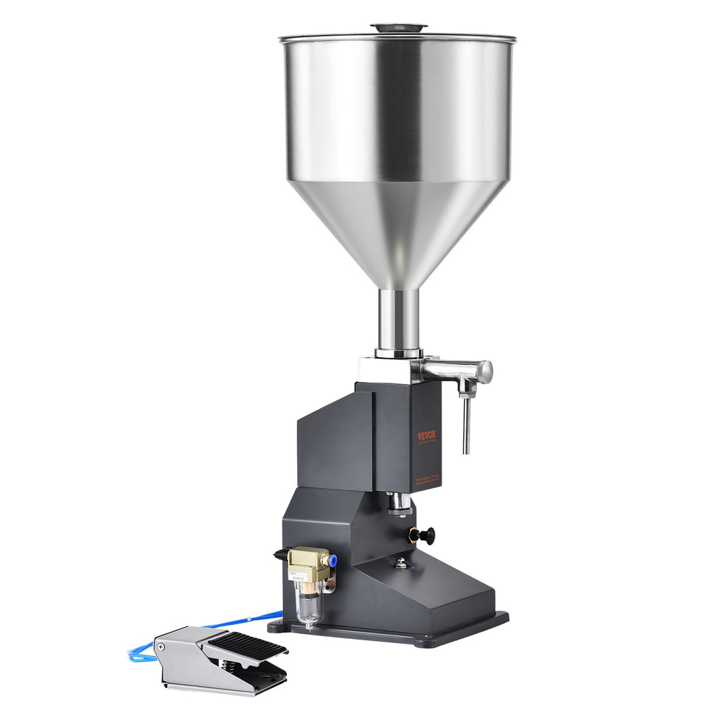 Pneumatic Paste Liquid Filling Machine, 5-50ml Bottle Filler, Bottle